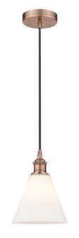 Edison One Light Mini Pendant in Antique Copper (405|616-1P-AC-GBC-81)