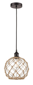 Edison LED Mini Pendant in Antique Copper (405|616-1P-AC-G122-10RW-LED)