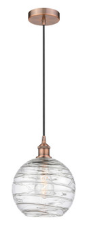 Edison One Light Mini Pendant in Antique Copper (405|616-1P-AC-G1213-10)