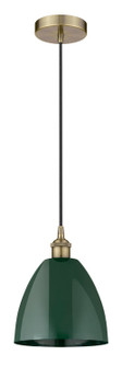 Edison One Light Mini Pendant in Antique Brass (405|616-1P-AB-MBD-9-GR)