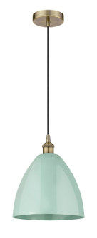 Edison One Light Mini Pendant in Antique Brass (405|616-1P-AB-MBD-12-SF)