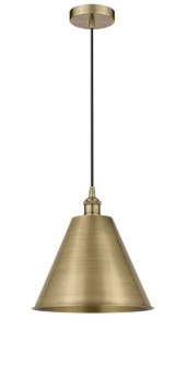 Edison One Light Mini Pendant in Antique Brass (405|616-1P-AB-MBC-12-AB)