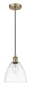 Edison One Light Mini Pendant in Antique Brass (405|616-1P-AB-GBD-92)
