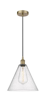 Edison One Light Mini Pendant in Antique Brass (405|616-1P-AB-GBC-124)