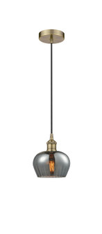 Edison One Light Mini Pendant in Antique Brass (405|616-1P-AB-G93)