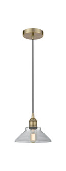 Edison One Light Mini Pendant in Antique Brass (405|616-1P-AB-G132)