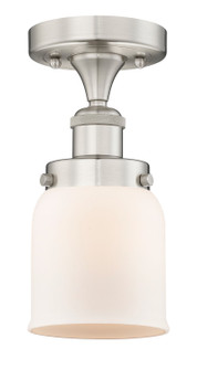 Edison One Light Semi-Flush Mount in Brushed Satin Nickel (405|616-1F-SN-G51)