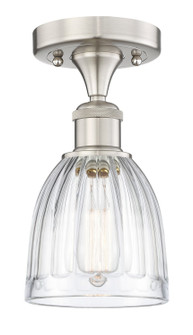Edison One Light Semi-Flush Mount in Brushed Satin Nickel (405|616-1F-SN-G442)
