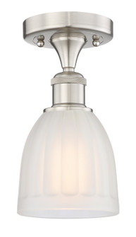Edison One Light Semi-Flush Mount in Brushed Satin Nickel (405|616-1F-SN-G441)