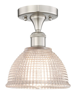 Edison One Light Flush Mount in Brushed Satin Nickel (405|616-1F-SN-G422)