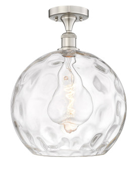 Edison One Light Semi-Flush Mount in Brushed Satin Nickel (405|616-1F-SN-G1215-14)