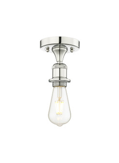 Edison One Light Semi-Flush Mount in Polished Nickel (405|616-1F-PN)