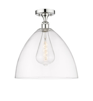 Edison One Light Semi-Flush Mount in Polished Chrome (405|616-1F-PC-GBD-162)