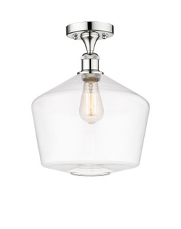 Edison One Light Semi-Flush Mount in Polished Chrome (405|616-1F-PC-G652-12)