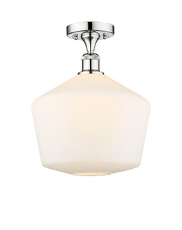 Edison One Light Semi-Flush Mount in Polished Chrome (405|616-1F-PC-G651-12)