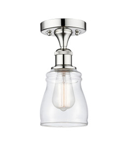 Edison One Light Semi-Flush Mount in Polished Chrome (405|616-1F-PC-G392)