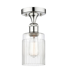 Edison One Light Semi-Flush Mount in Polished Chrome (405|616-1F-PC-G342)
