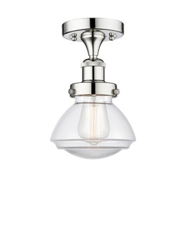 Edison One Light Semi-Flush Mount in Polished Chrome (405|616-1F-PC-G322)