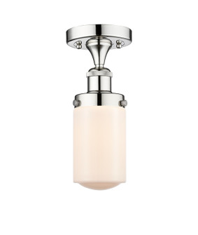 Edison One Light Semi-Flush Mount in Polished Chrome (405|616-1F-PC-G311)