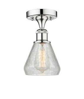 Edison One Light Semi-Flush Mount in Polished Chrome (405|616-1F-PC-G275)