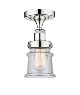 Edison One Light Semi-Flush Mount in Polished Chrome (405|616-1F-PC-G184S)