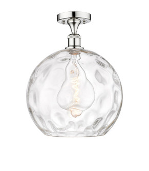 Edison One Light Semi-Flush Mount in Polished Chrome (405|616-1F-PC-G1215-14)