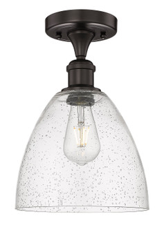 Edison One Light Semi-Flush Mount in Oil Rubbed Bronze (405|616-1F-OB-GBD-94)