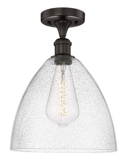 Edison One Light Semi-Flush Mount in Oil Rubbed Bronze (405|616-1F-OB-GBD-124)