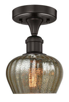 Edison One Light Semi-Flush Mount in Oil Rubbed Bronze (405|616-1F-OB-G96)