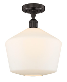 Edison One Light Semi-Flush Mount in Oil Rubbed Bronze (405|616-1F-OB-G651-12)
