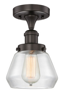 Edison One Light Semi-Flush Mount in Oil Rubbed Bronze (405|616-1F-OB-G172)
