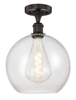 Edison One Light Semi-Flush Mount in Oil Rubbed Bronze (405|616-1F-OB-G124-12)