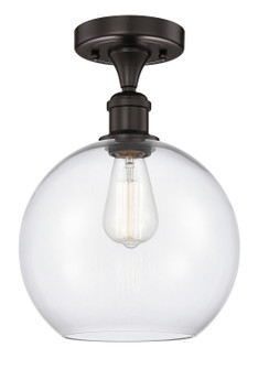 Edison One Light Semi-Flush Mount in Oil Rubbed Bronze (405|616-1F-OB-G122-10)