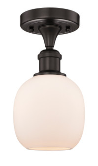 Edison One Light Semi-Flush Mount in Oil Rubbed Bronze (405|616-1F-OB-G101)