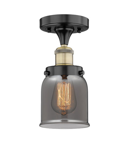 Edison One Light Semi-Flush Mount in Black Antique Brass (405|616-1F-BAB-G53)