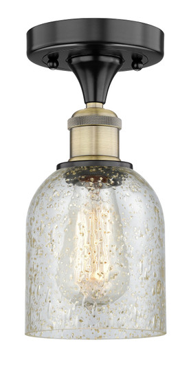 Edison One Light Semi-Flush Mount in Black Antique Brass (405|616-1F-BAB-G259)