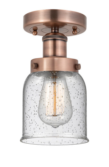 Edison One Light Semi-Flush Mount in Antique Copper (405|616-1F-AC-G54)