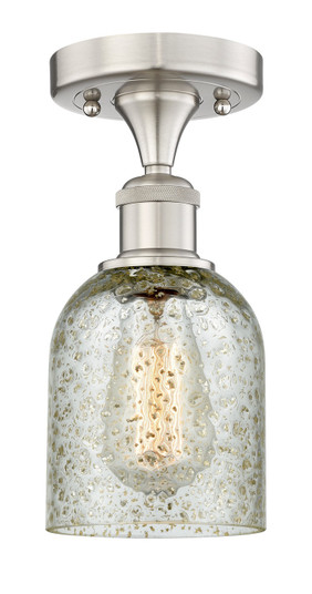 Edison One Light Semi-Flush Mount in Antique Brass (405|616-1F-AB-G259)