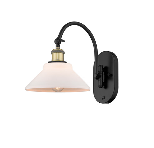 Ballston One Light Swing Arm in Black Antique Brass (405|518-1W-BAB-G131)