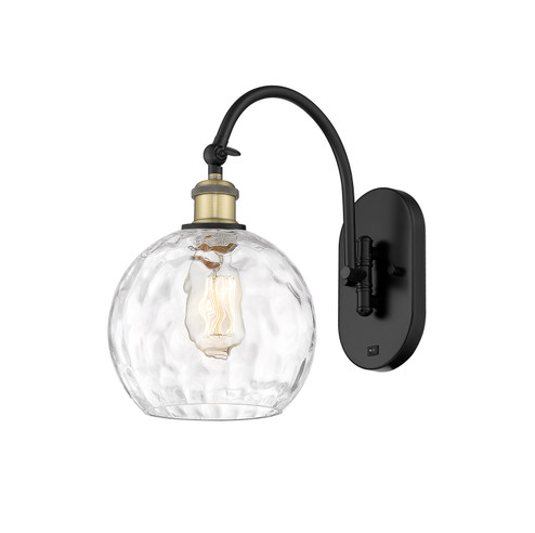 Ballston One Light Swing Arm in Black Antique Brass (405|518-1W-BAB-G1215-8)