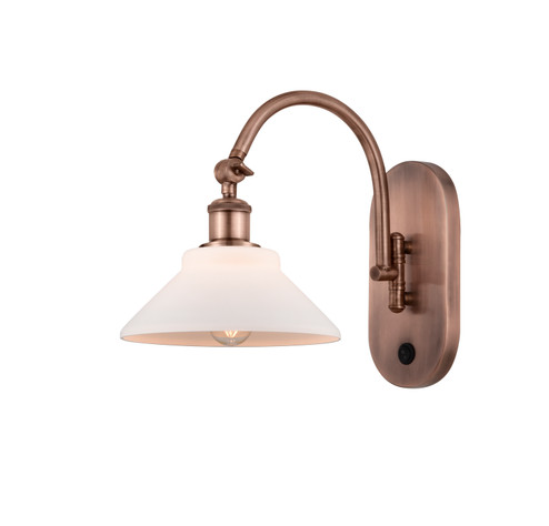 Ballston One Light Swing Arm in Antique Copper (405|518-1W-AC-G131)