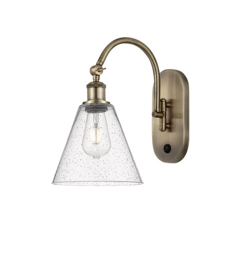 Ballston One Light Swing Arm in Antique Brass (405|518-1W-AB-GBC-84)