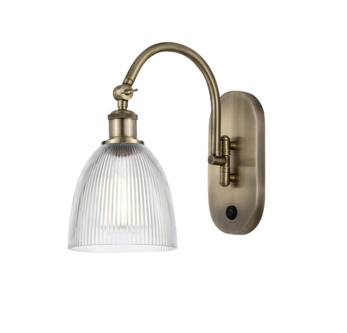 Ballston One Light Swing Arm in Antique Brass (405|518-1W-AB-G382)