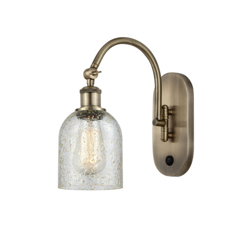 Ballston One Light Swing Arm in Antique Brass (405|518-1W-AB-G259)
