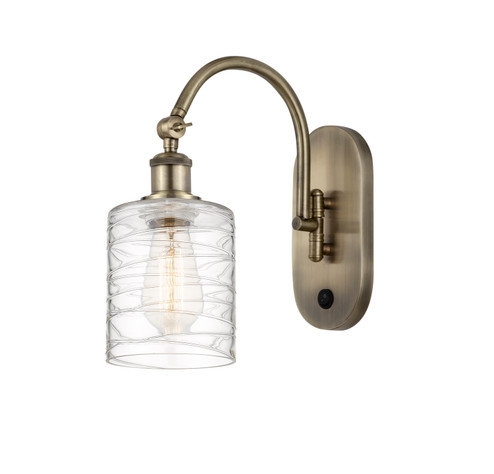 Ballston LED Swing Arm in Antique Brass (405|518-1W-AB-G1113-LED)