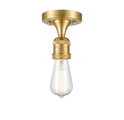 Franklin Restoration One Light Semi-Flush Mount in Satin Gold (405|517-1C-SG)