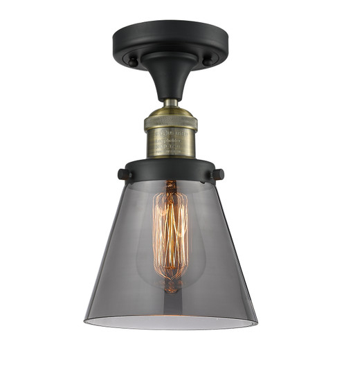 Franklin Restoration LED Semi-Flush Mount in Brushed Satin Nickel (405|517-1CH-SN-G62-LED)