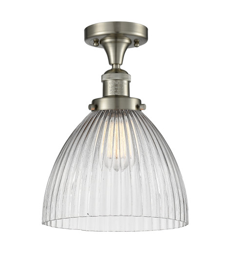 Franklin Restoration One Light Semi-Flush Mount in Brushed Satin Nickel (405|517-1CH-SN-G222)