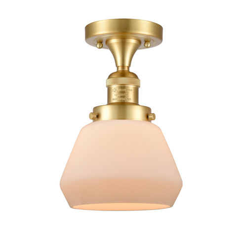 Franklin Restoration LED Semi-Flush Mount in Satin Gold (405|517-1CH-SG-G171-LED)