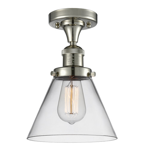 Franklin Restoration LED Semi-Flush Mount in Polished Nickel (405|517-1CH-PN-G42-LED)